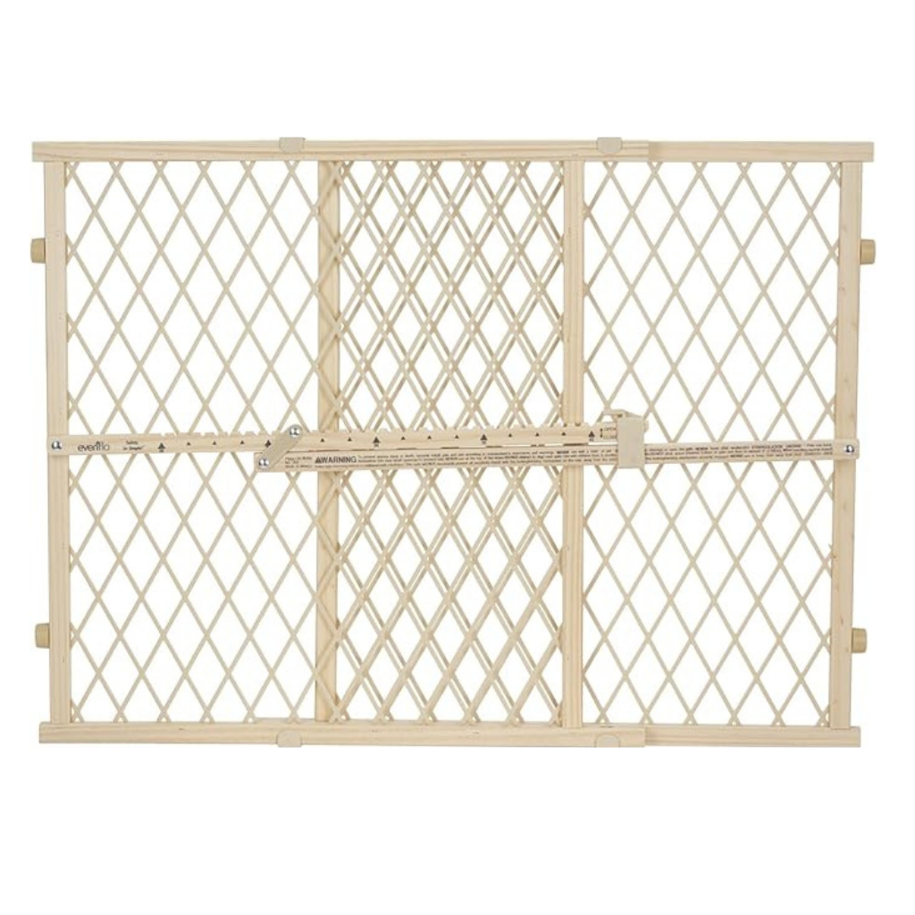 EVENFLO REJA DE SEGURIDAD, CERRADURA,BRONCEADO MADERA