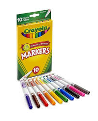CRAYOLA MARCADORES 10 UNIDADES