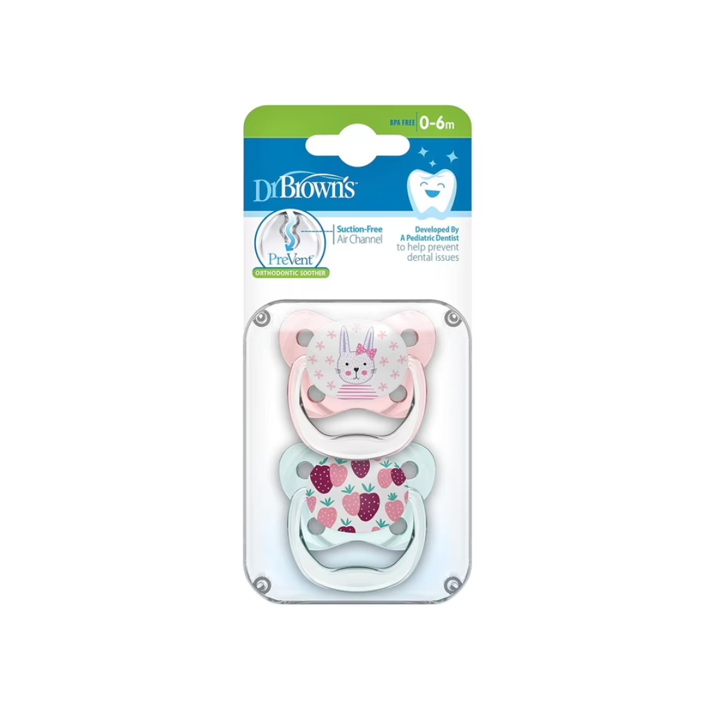 SET 2 CHUPONES PRENVENT ENTRETENIMIENTO 0-6M