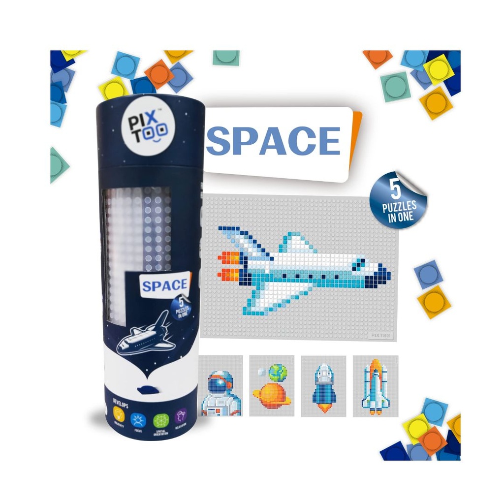 PIX TOYS SET DE 5 PUZZLE EN 1
