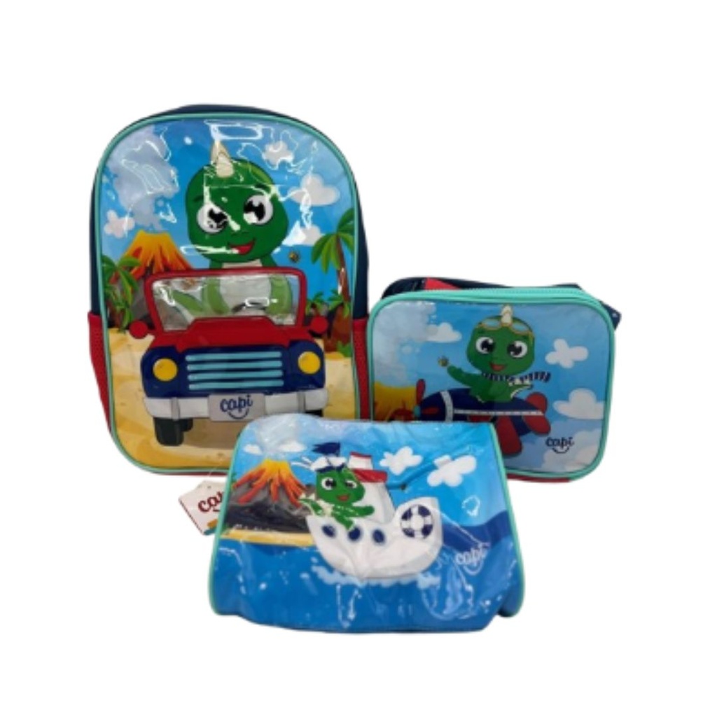BOLSO CAPI MEDIANO KIDS DINO