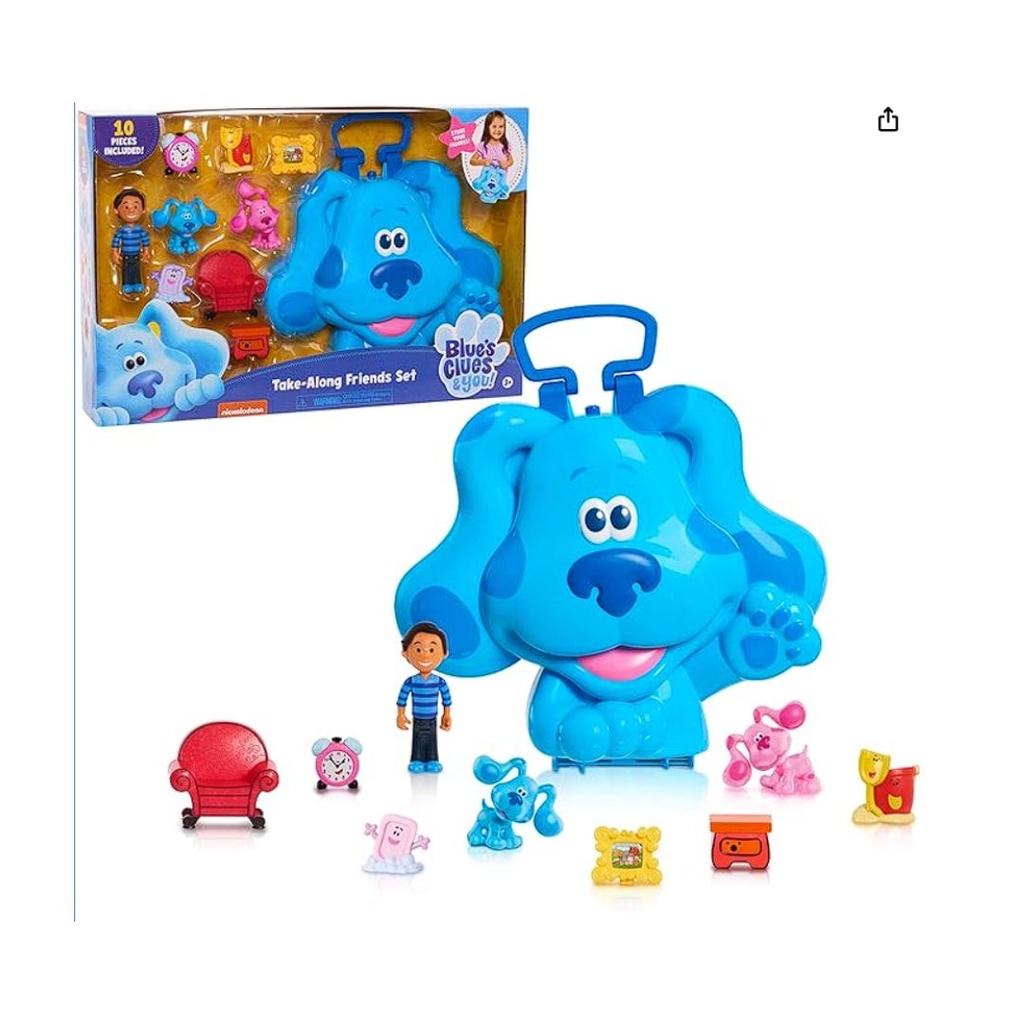 SET LLEVA CONTIGO LOS AMIGOS BLUE'S CLUES & YOU!