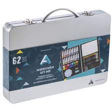 SET PARA PINTURA DE ACUARELA 62 PIEZAS