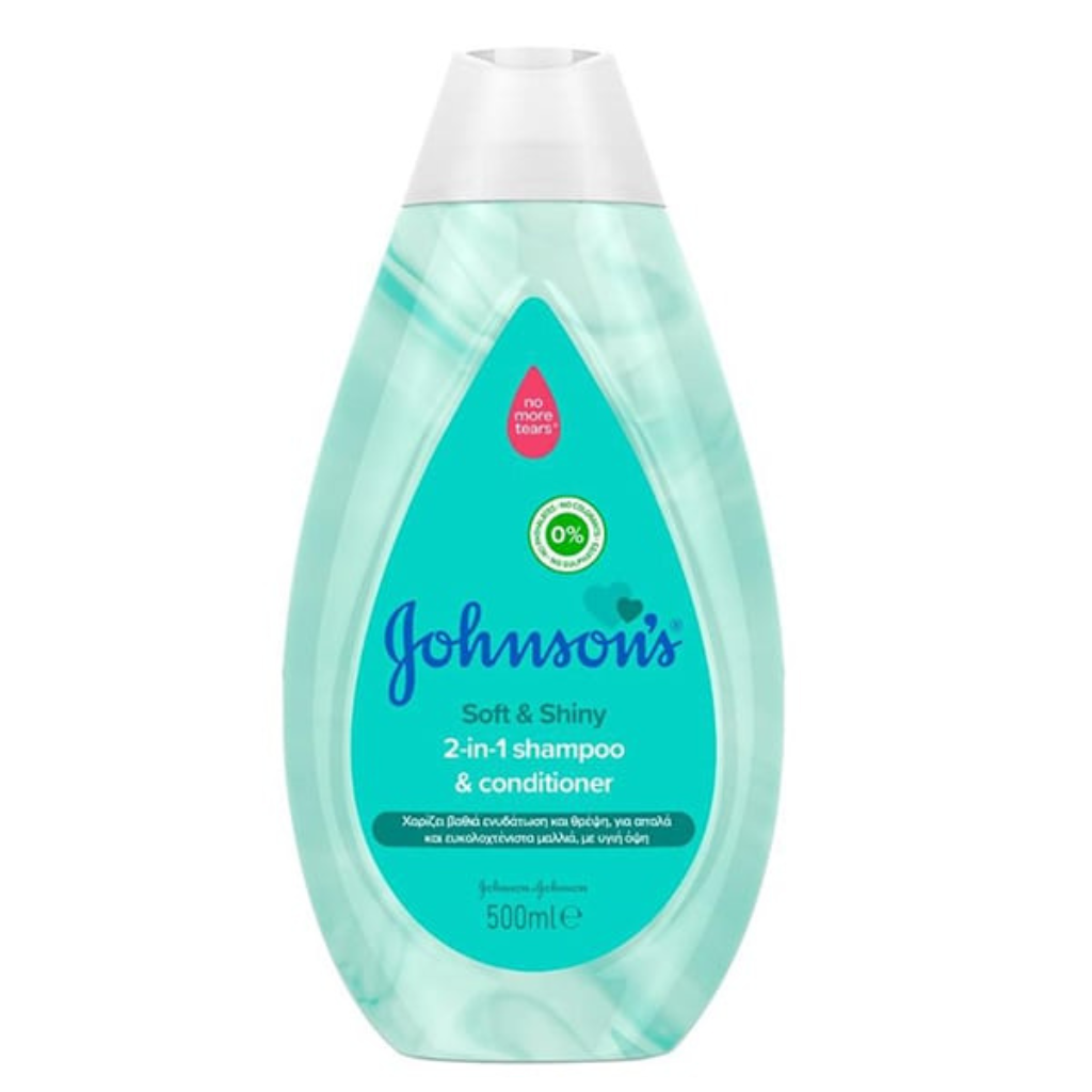 JOHNSON´S SHAMPOO Y ACONDICIONADOR 2 EN 1 – 500 ML