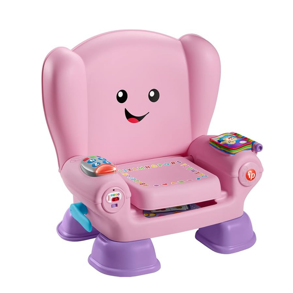 FISHER PRICE RIE Y APRENDE SILLA SMART STAGES,JUGUETE EDUCATIVO ,ROSA