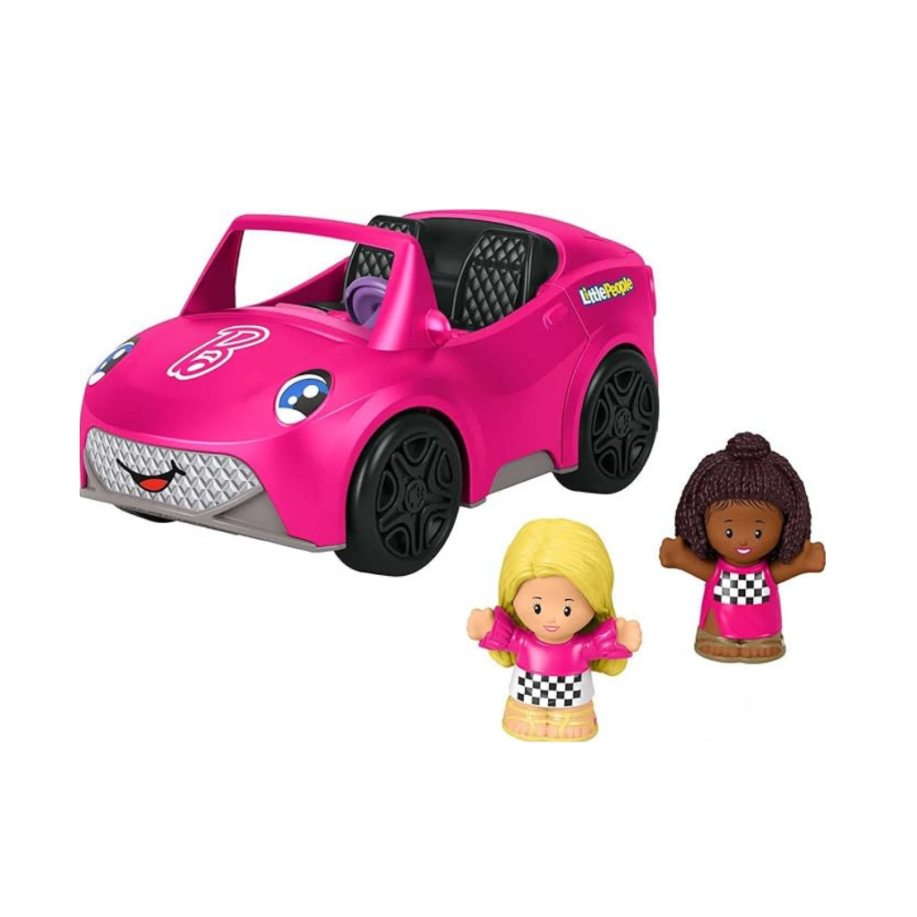 FISHER PRICE VEHÍCULO CONVERTIBLE LITTLE PEOPLE BARBIE,SONIDOS 
