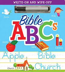 WRITE-ON AND WIPE-OFF BIBLE ABC'S (WITH MARKER)