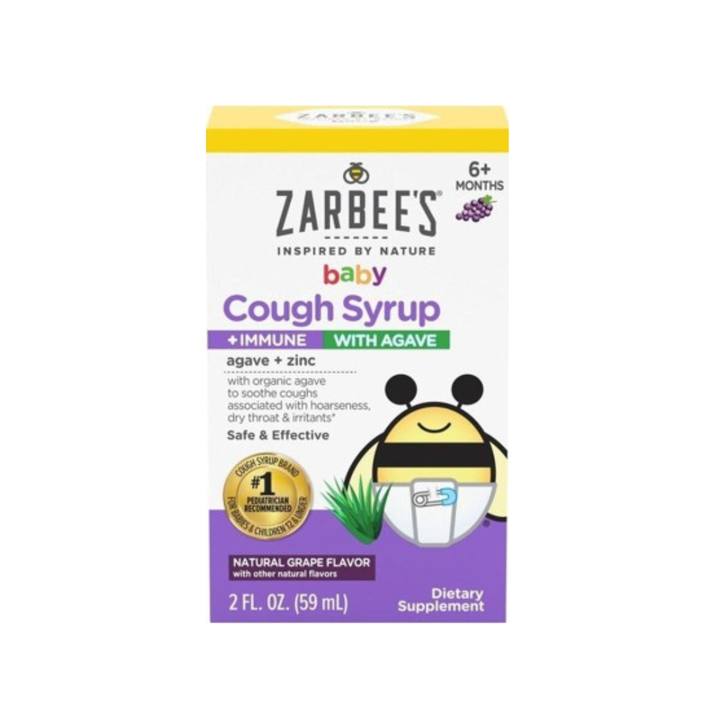 JARABE PARA LA TOS ZARBEE'S SABOR NATURAL A UVA, 2 FL OZ