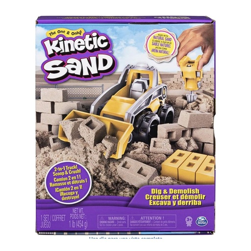 [778988543641] SPIN MASTER KINETIC SAND DIG & DEMOLISH