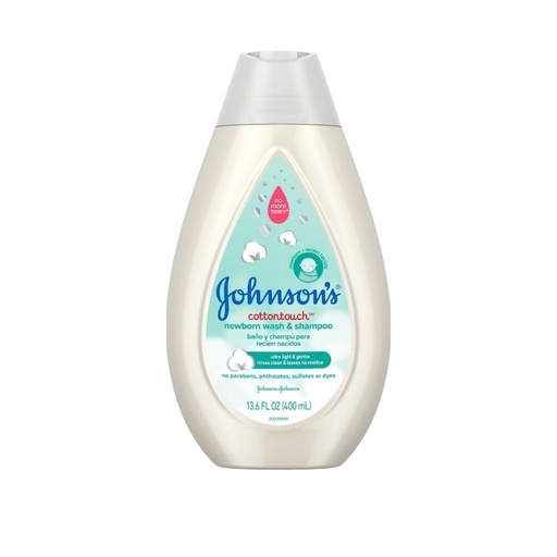 [381371177073] JOHNSONS BAÑO Y SHAMPOO PARA RECIEN NACIDO 400ML