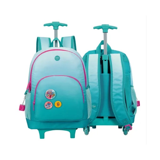 [7591525170482] BOLSO MALETA VERDE ACUARELA / CAPI