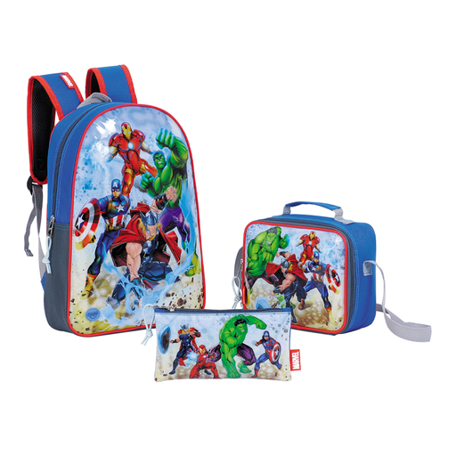 [7591525164573] BOLSO CAPI AVENGERS LONCHERA Y CARTUCHERA  