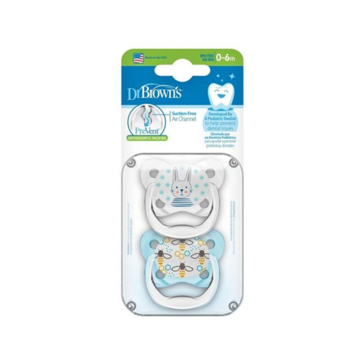 [072239300657] 2 PACK CHUPONES DR BROWNS 0-6 meses / AVEJA