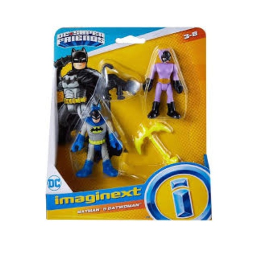 [887961945041] FISHER PRICE DC SUPER FRIENDS BATMAN & CATWOMAN