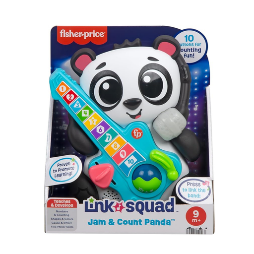 [194735199266] FISHER PRICE JUGUETE APRENDIZAJE LINK SQUAD JAM & COUNT PANDA 