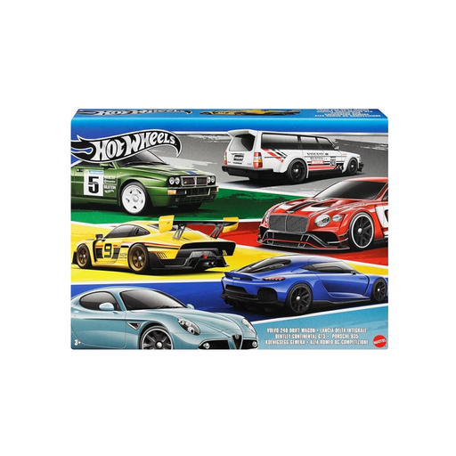 [194735188147] MATTEL HOT WHEELS PACK DE 6 VEHICULOS 