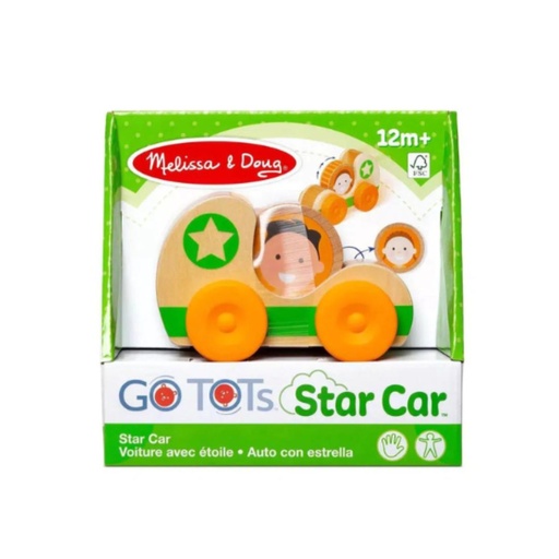 [000772307482] MELISSA & DOUG - COCHE ESTRELLA GO TOTS  (naranja)