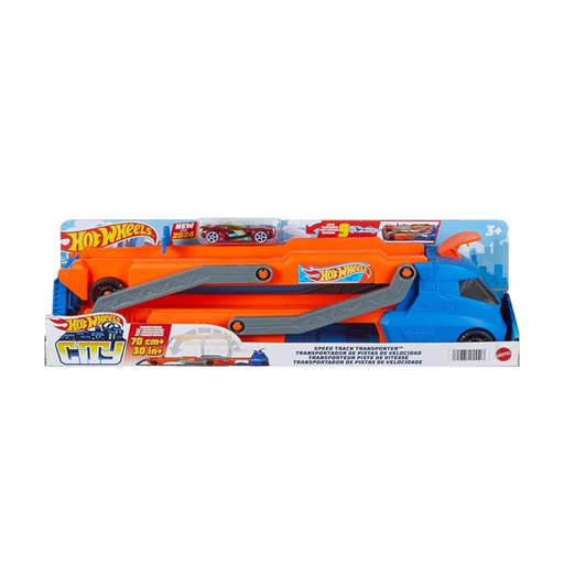 [194735255528] MATTEL HOT WHEELS TRANSPORTADOR DE PISTA DE VELOCIDAD