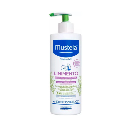 [3504105033231] MUSTELA LINIMENTO HIGIENE EN LA ZONA DEL PAÑAL 400ML