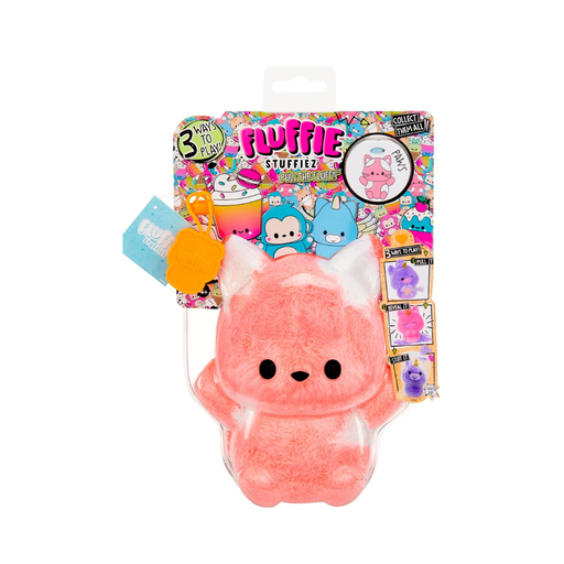 [035051511595] FLUFFIE STUFFIEZ GATO PEQUEÑOCOLECCIONABLE DE PELUCHE, REVELACION SORPRESA 