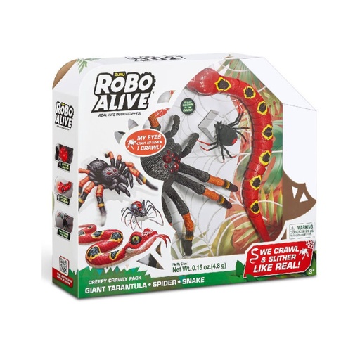 [193052047052] ZURU TARANTULA, SERPIENTE 