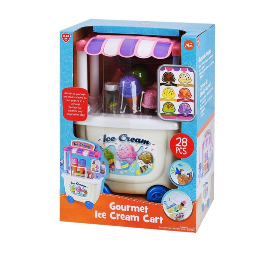 [4892401035103] PLAYGO TOYS GOURMET ICE CREAM CART