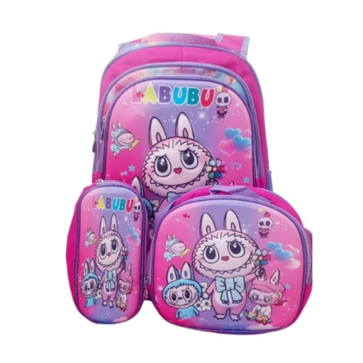 [5231] MALETA ROSADA LABUBU 