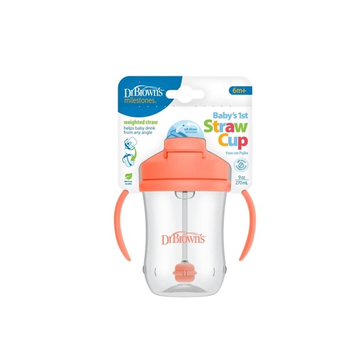 [072239329962] VASO CON PITILLO NARANJA 6M+