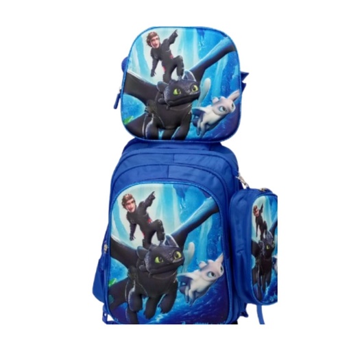 [B1930] MALETA AZUL DE CHIMUELO COMO ENTRENAR A TU DRAGON