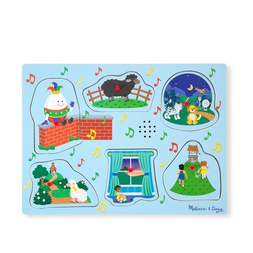 [000772107372] Melissa & Doug Rompecabezas de Madera de 8 Piezas