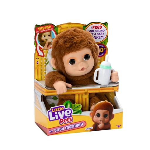 [630996265581] LITTLE LIVE MY BABY MONKEY
