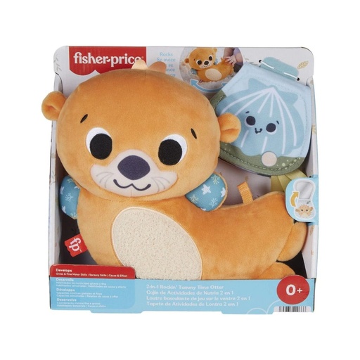 [194735229666] FISHER - PRICE 2 EN 1 ROCKIN TUMMY TIME OTTER