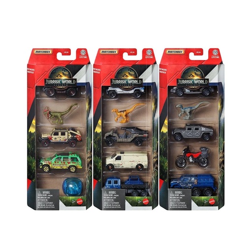 [194735317042] MATTEL JURASSIC WORLD CARRITOS VARIOS