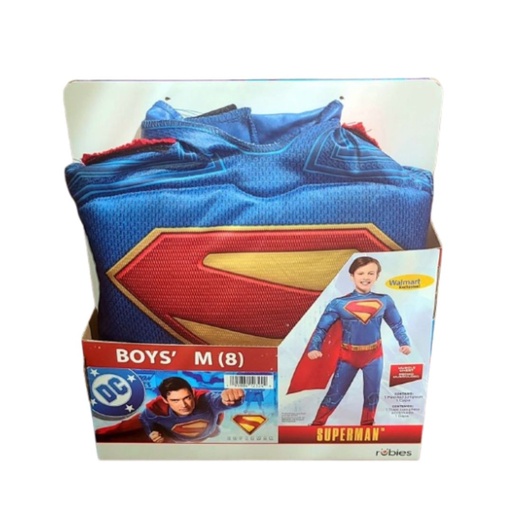 [195884123249] DISFRAZ DE SUPERMAN IMPORTADO TALLA 8