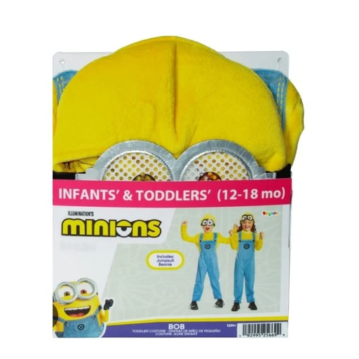 [192995256699] DISFRAZ DE MINIONS BOB IMPORTADO TALLA 12-18M