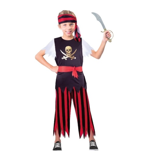 [718762765470] DISFRAZ DE PIRATA IMPORTADO TALLA 10-12