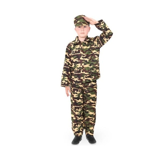 [195884121801] DISFRAZ DE MILITAR IMPORTADO TALLA 6-7