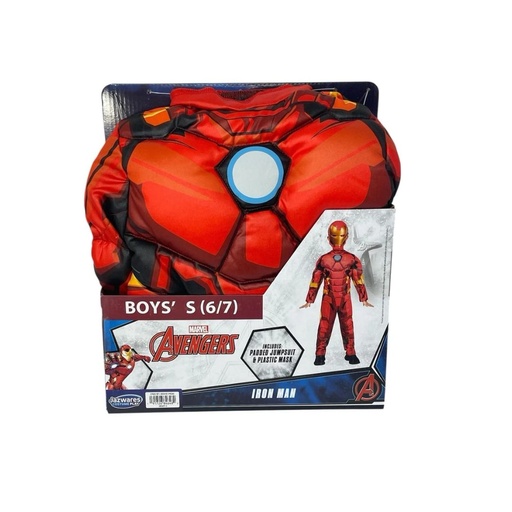 [191726846482] DISFRAZ DE IRON MAN IMPORTADO TALLA 6-7