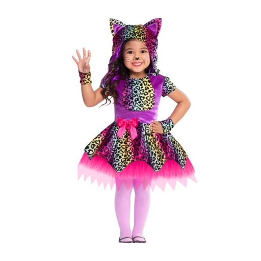 [718762747018] DISFRAZ DE RAINBOW KITTY IMPORTADO TALLA 2T