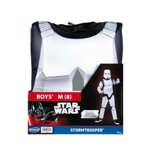 [191726846581] DISFRAZ DE STORMTROOPER STAR WARS IMPORTADO TALLA 10-12