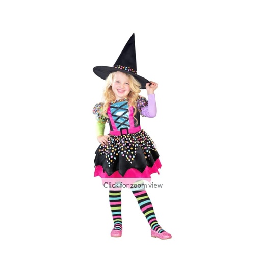 [718762747186] DISFRAZ DE BRUJA IMPORTADO TALLA 3T-4T