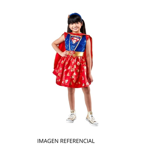 [195884122259] DISFRAZ DE SUPERGIRL TALLA 7-8