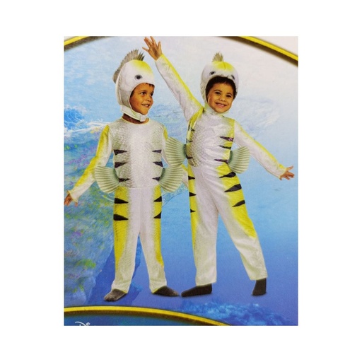 [192995068063] DISFRAZ DE FLOUNDER LA SIRENITA TALLA 2T