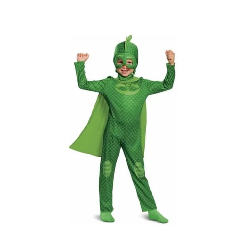 [192995067035] DISFRAZ DE GEKKO PJMASK IMPORTADO TALLA 2T