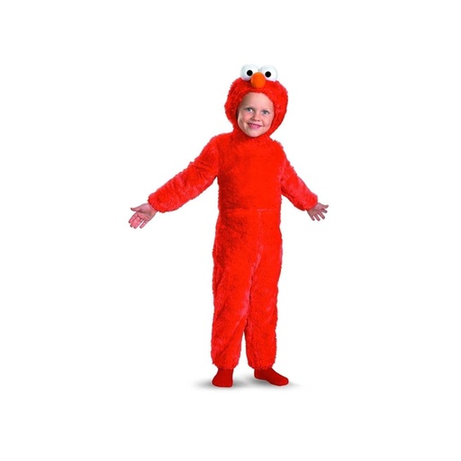 [039897259628] DISFRAZ DE ELMO PLAZA SESAMO TALLA 2T