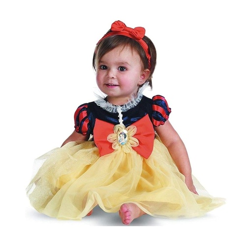 [192995017153] DISFRAZ DE BLANCA NIEVES TALLA 12-18M