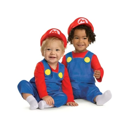 [192995178595] DISFRAZ DE MARIO BROS TALLA 6-12M
