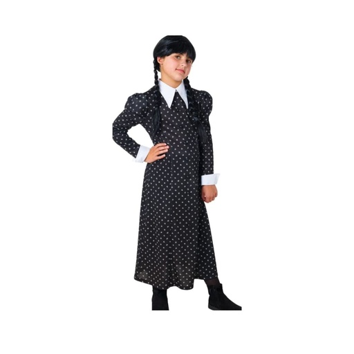 [195884122822] DISFRAZ DE MERLINA TALLA 6