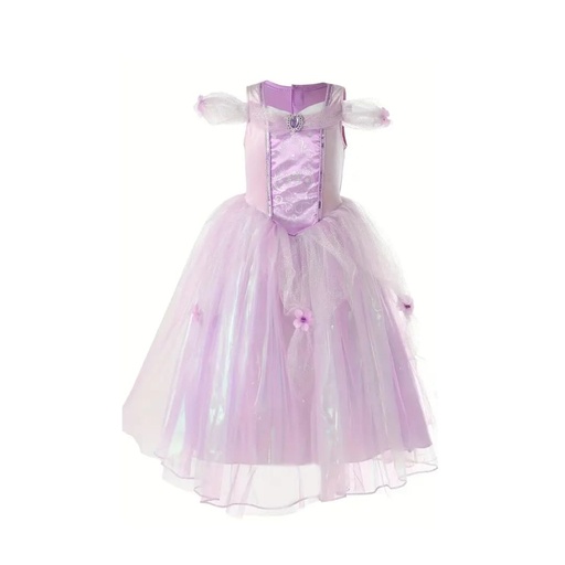 [195884025246] DISFRAZ DE PRINCESA PURPURA TALLA 8-10