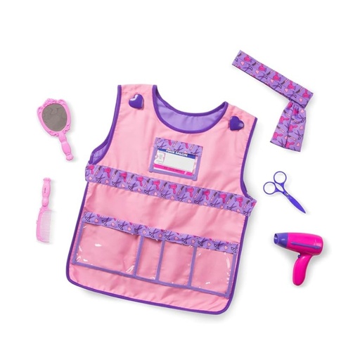 [000772148474] DISFRAZ DE PELUQUERA TALLA 3-6 MELISSA DOUG 